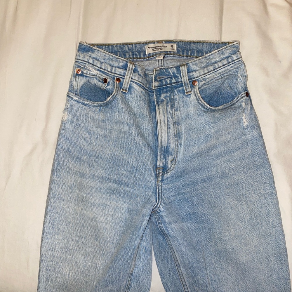Abercrombie & Fitch Light Blue Women Jeans